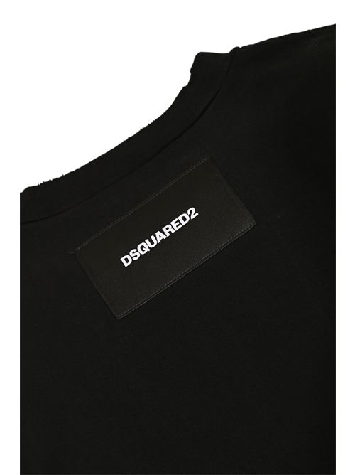T-shirt in cotone effetto bucato DSQUARED2 | S74GD1408 S24583900